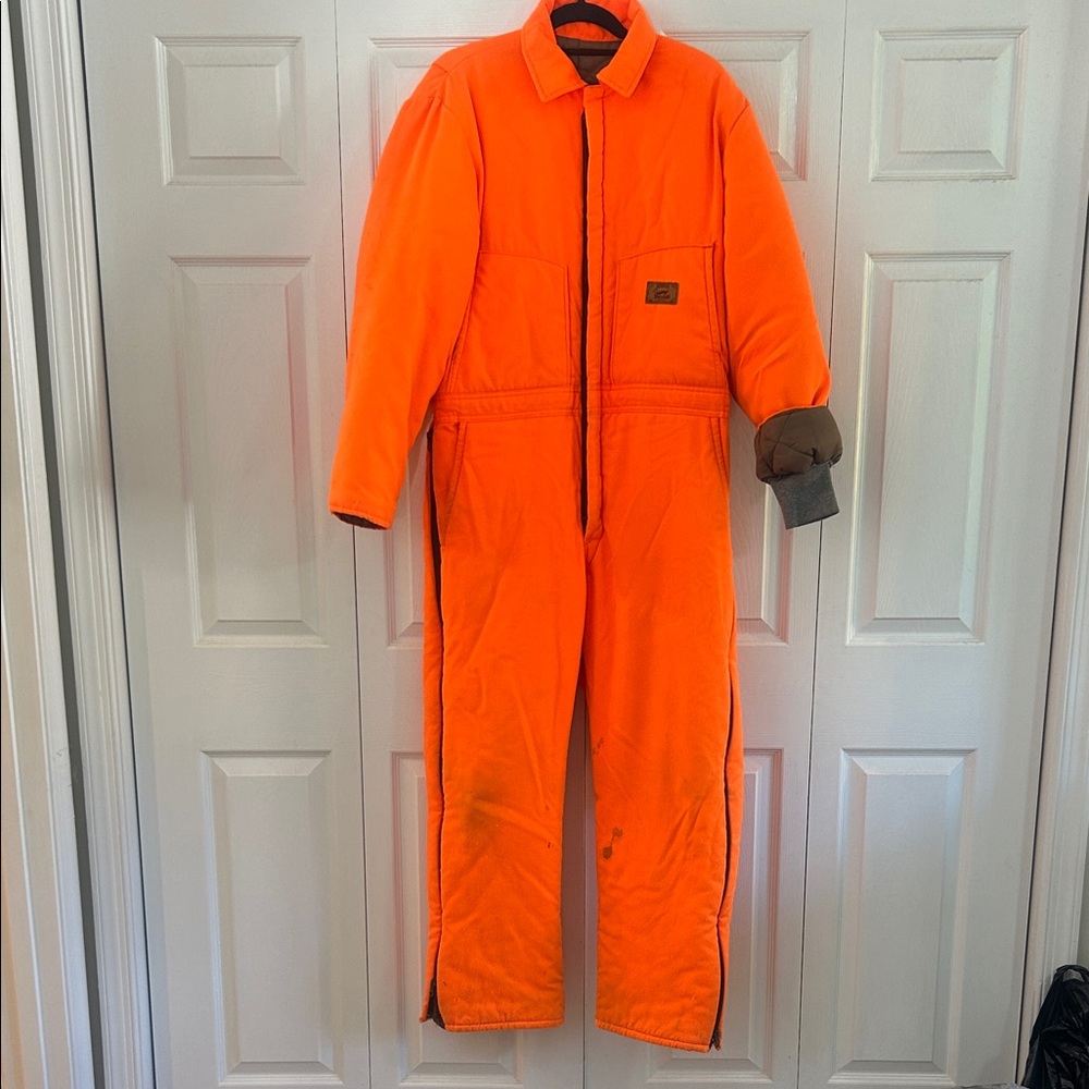 Duxbak Men's Orange Quilted Jacket